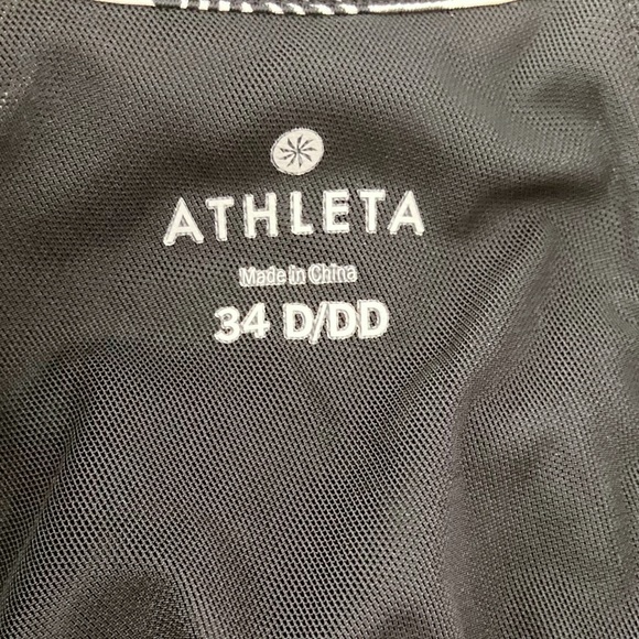 Athleta Tankini Twisty Cross Back Sz 34D/DD - Picture 3 of 4